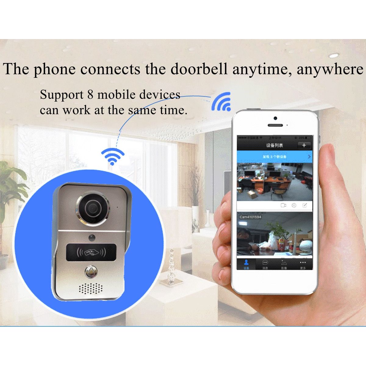 Wireless-Wifi-Video-Camera-Intercom-Phone-Door-Bell-Night-Version5-RFID-Card-1266510