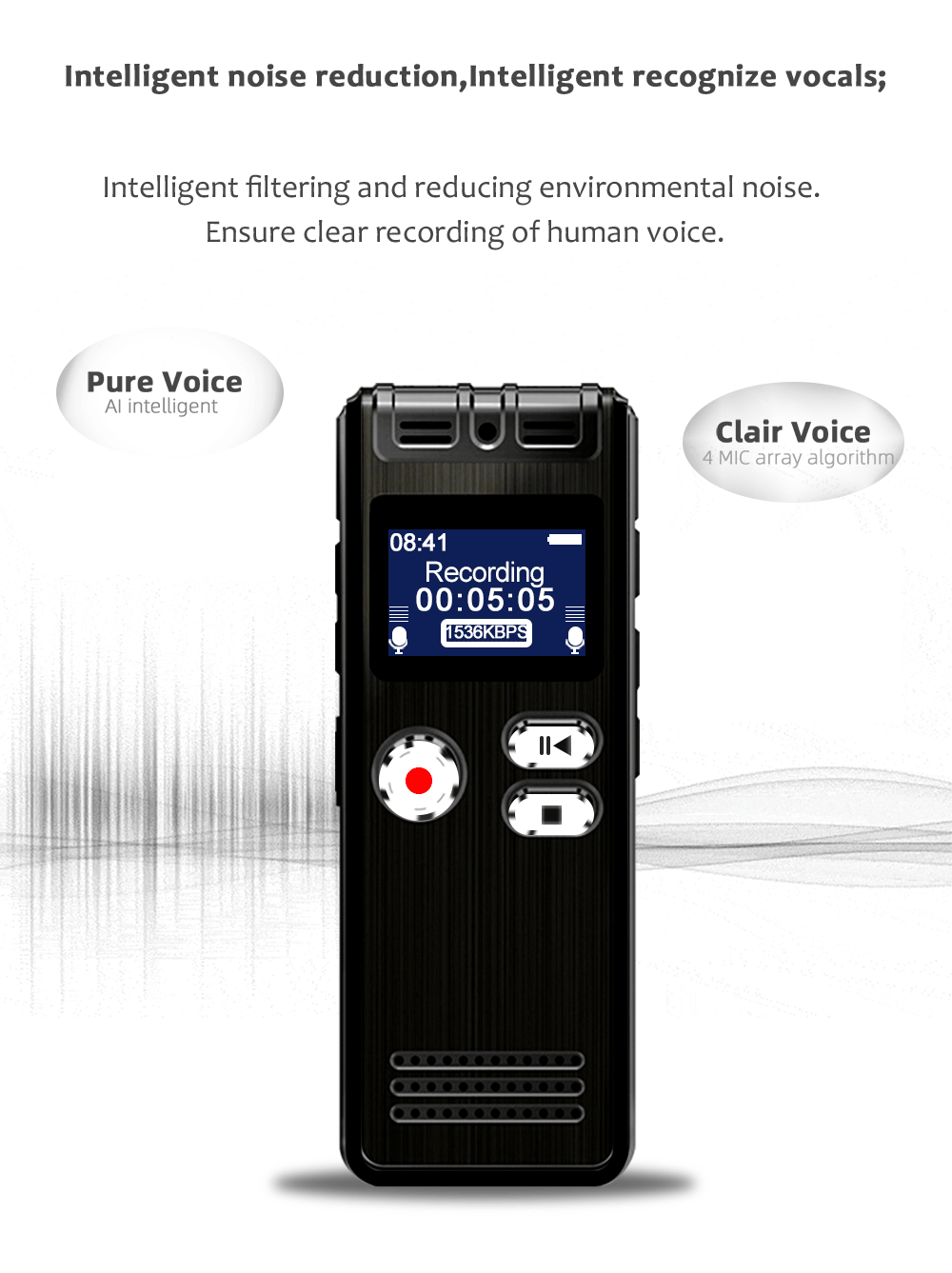 Shinco-Q6-32GB-64GB-Mini-Digital-Voice-Recorder-Rechargeable-Quick-Start-Voice-Activated--Recording--1733326