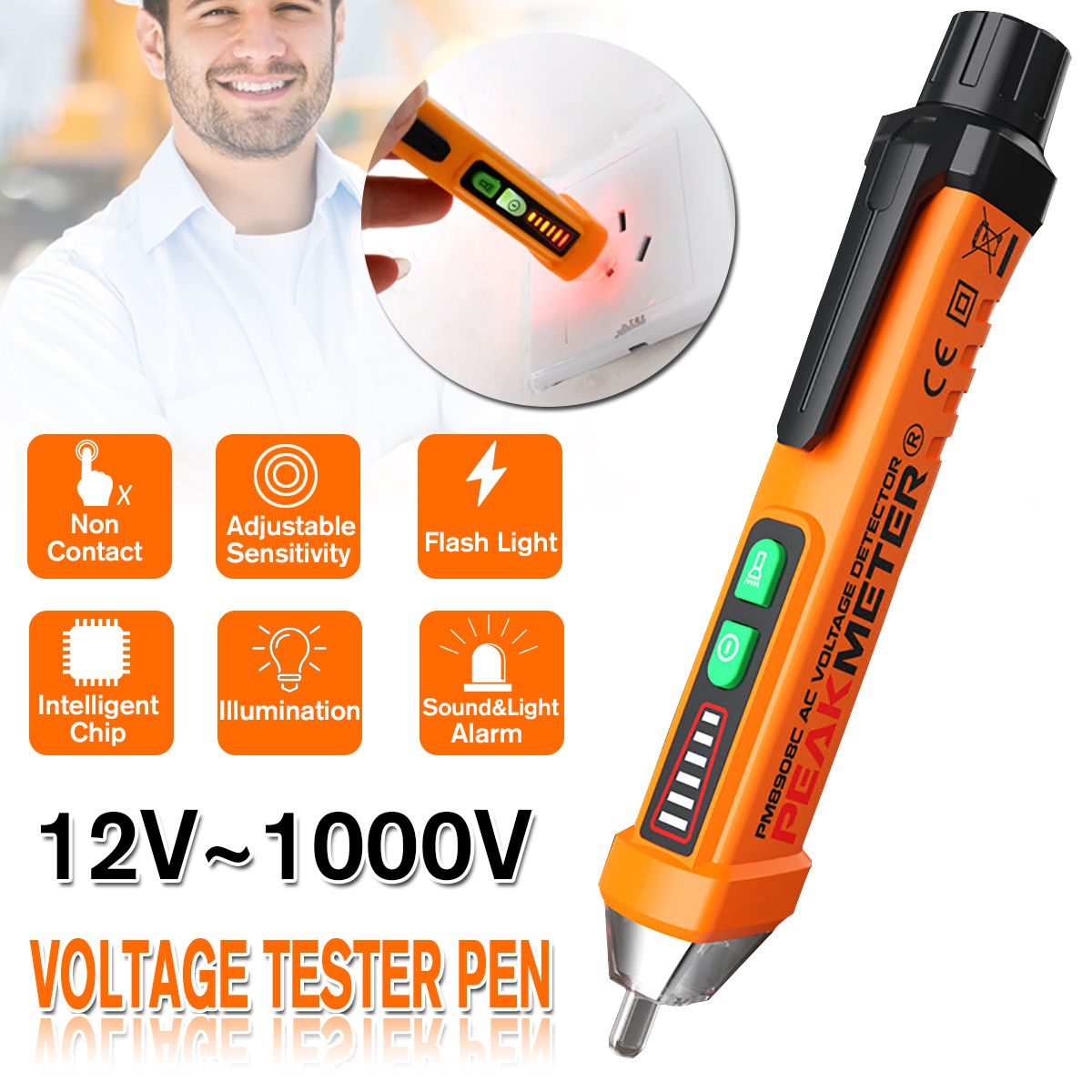 AC-12-1000V-Non-Contact-LCD-Electric-Voltage-Tester-Pen-Detector-Tester-Pencil-1561389