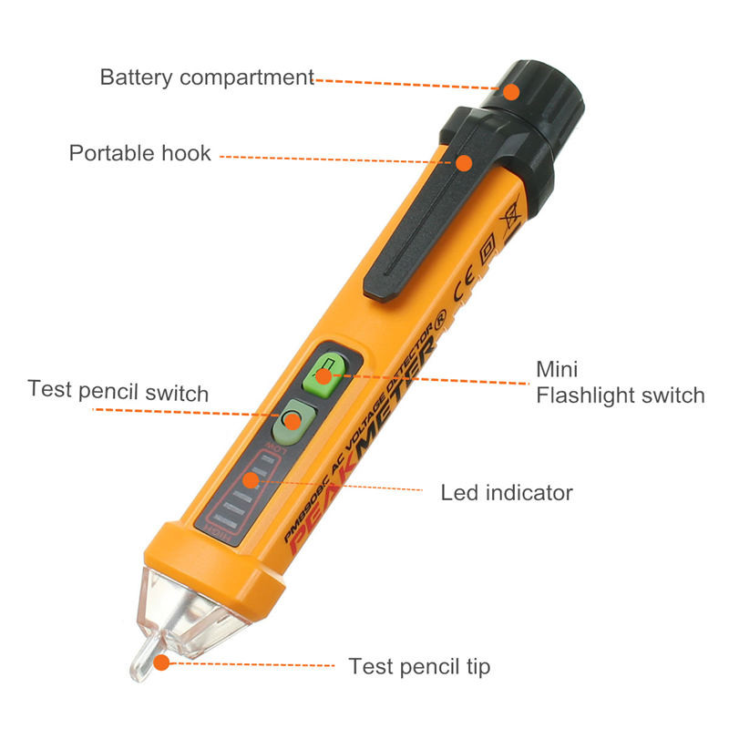 PEAKMETER-PM8908C-12V-1000V-Intelligent-Non-contact-AC-Voltage-Detector-Tester-Detecting-Pen-with-Fl-1045689