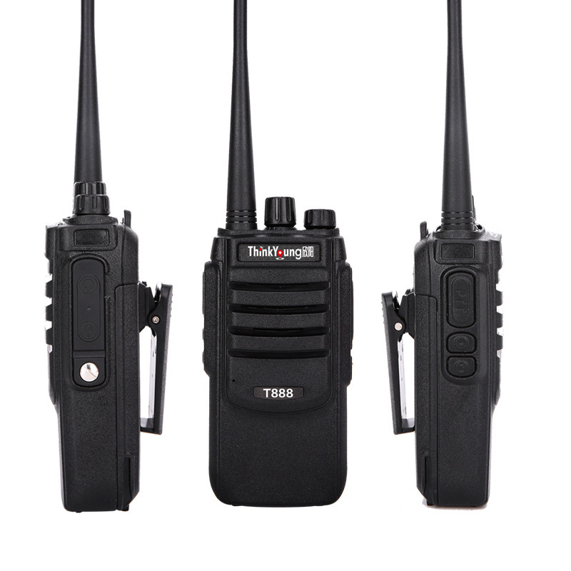 1PC-ThinkYoung-T888-8W-Mini-Ultra-Thin-Handheld-Radio-Walkie-Talkie-2-8km-403-470MHz-16-Channels-Int-1617303