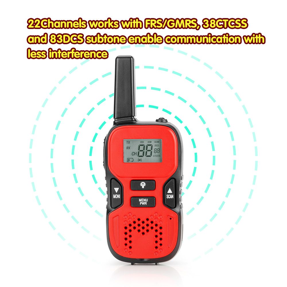 2PCS-KALOAD-R8-Two-Way-Radio-Walkie-Talkie-22-Channels-FRS-GMRS-UHF-Handheld-Kids-Mini-Walkie-Talkie-1193368