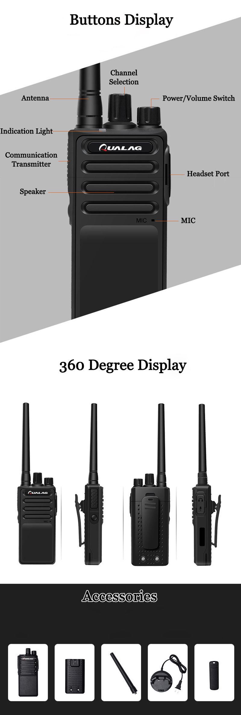 2PCS-QUALAG-M8-16-Channels-400-480MHz-2-6-KM-Hotel-Civilian-Two-Way-Handheld-Radio-Walkie-Talkie-1326286