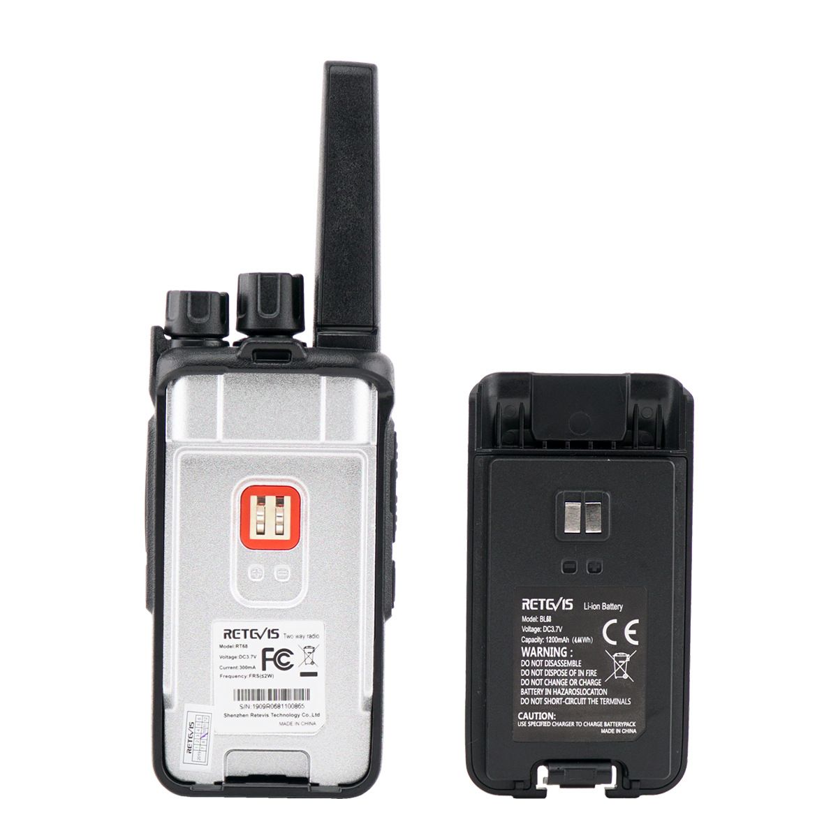 2PCS-Retevis-RT68-16-Channels-Frequency-462-MHz-Mini-Ultra-Light-Handheld-Radio-Walkie-Talkie-Interc-1643084