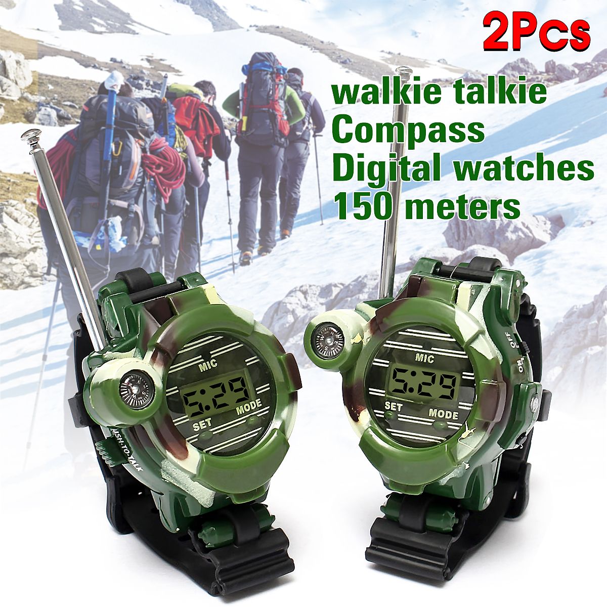 2Pcs-7-In-1-Kids-Children-Toys-Walkie-Talkie-Girls-Boys-Watches-Interphone-Outdoor-Games-Green-Light-1037938