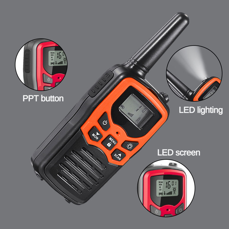 2Pcs-Waterproof-400-470MHz-22CH-Voice-Operated-Transmit-Walkie-Talkie-Up-to-8KM-with-Flashlight-Two--1615853