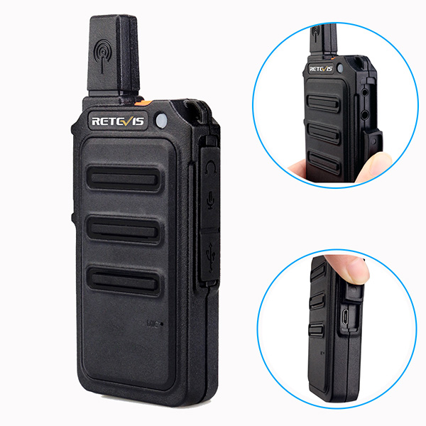 2pcs-Retevis-A9160-Black-RT619-Mini-Walkie-Talkie-Station-Scrambler-Ultrathin-Fuselage-1524820