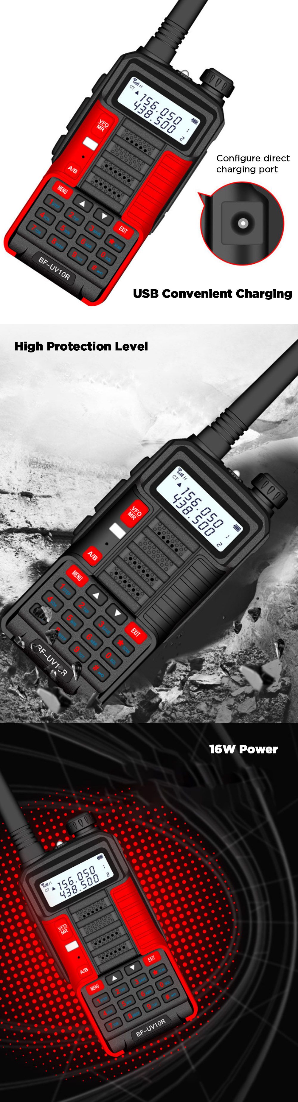 BAOFENG-BF-UV10R-5800mAh-10W-Two-way-Handheld-Radio-UV-Dual-Blue-Walkie-Talkie-128-Channels-LED-Flas-1756380