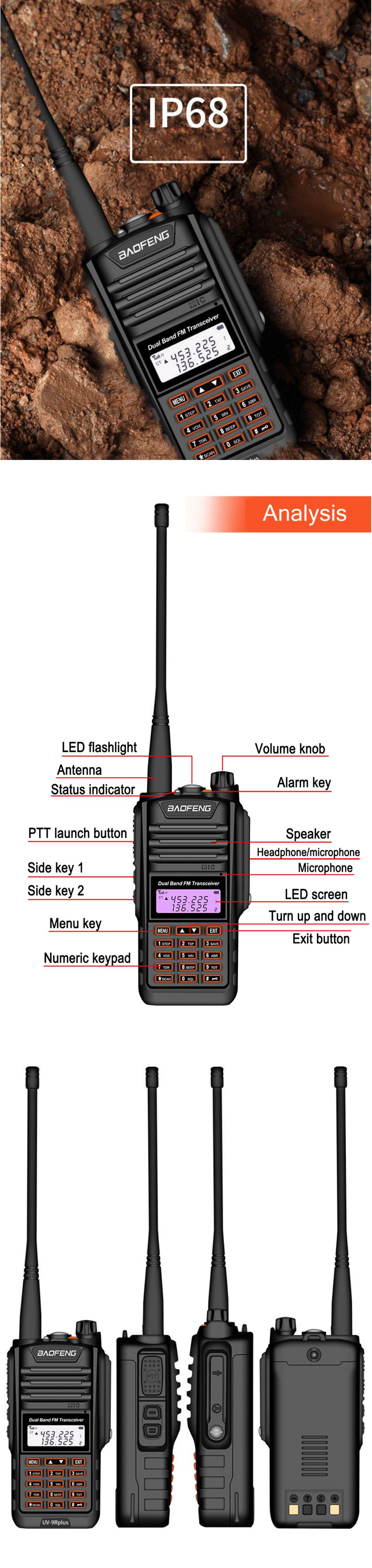 BAOFENG-BF-UV9RPLUS-15W-128-Channels-400-520MHz-Dual-Brand-Two-Way-Handheld-Radio-Walkie-Talkie-VHF--1748793