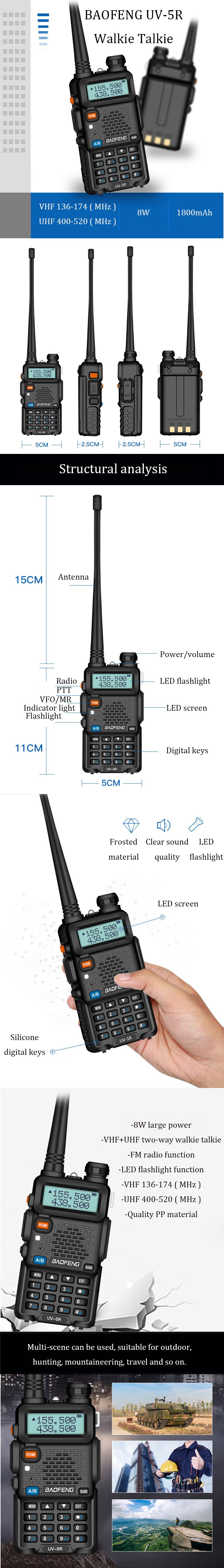 BAOFENG-UV-5R-Upgrade-8W-128Channels-Walkie-Talkie-UV-Dual-Band-Two-way-Handheld-Transceiver-Radio-W-1609004