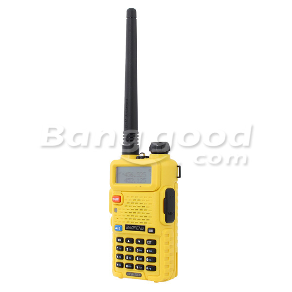 BAOFENG-UV-5R-Yellow-Dual-Band-Handheld-Transceiver-Radio-Interphone-907815