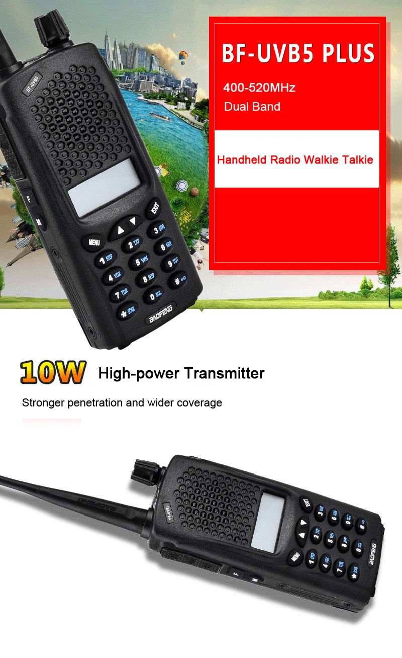 BAOFENG-UV-B5PLUS-128-Channels-400-520MHz-10W-Power-Dual-Band-Two-Way-Handheld-Radio-Walkie-Talkie-1328426