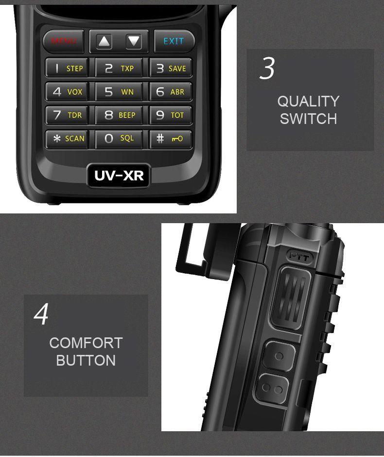 BaoFeng-UV-XR-Walkie-Talkie-IP67-Waterproof-12W-Walkie-Talkie-CB-radio-portable-Handheld-8-15KM-Long-1592520