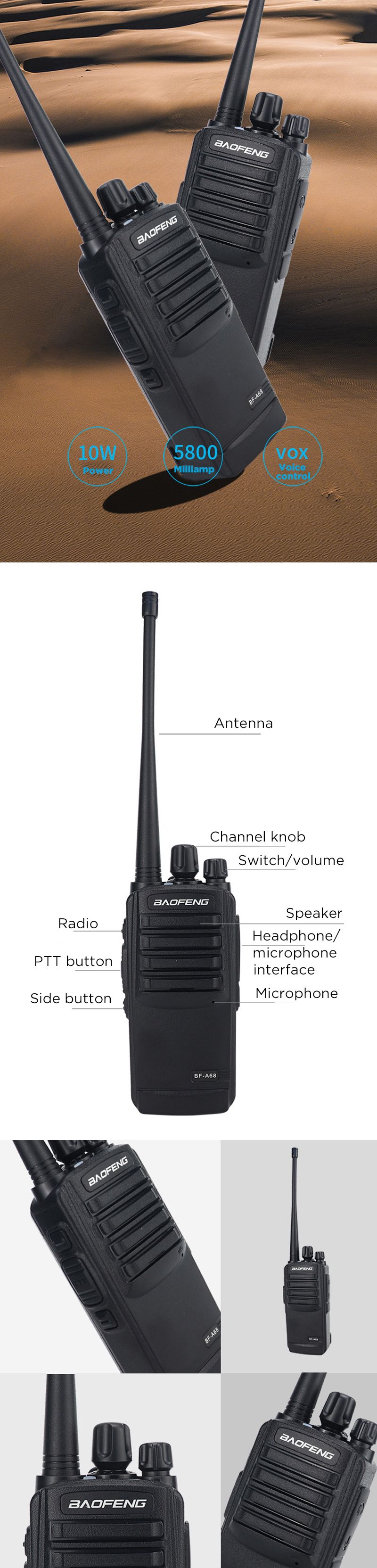 Baofeng-BF-A68-10W-400-470MHz-16-Channels-Two-Way-Radio-Walkie-Talkie-Driving-Hotel-Civilian-Interco-1565657