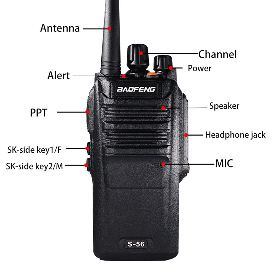 Baofeng-S56-10W-High-Power-IP67-Waterproof-Walkie-Talkie-UHF-3500mAh-FM-Transceiver-Walkie-TalkiePor-1694368