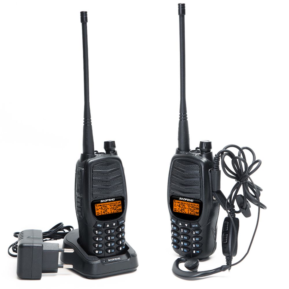 Baofeng-UV-990-Walkie-Talkie-Triple-10W-Dual-PTT-VHF-UHF-Dual-Band-Ham-CB-Radio-Two-Way-Audio-Black-1561217