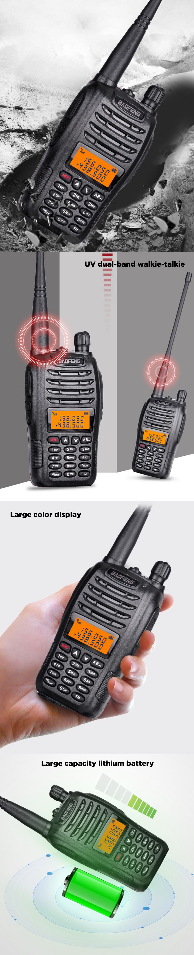 Baofeng-UVB6-128-Channel-2000mAh-UV-Dual-Band-Handheld-Walkie-Talkie-Radio-Flashlight-Outdoor-Hiking-1598654
