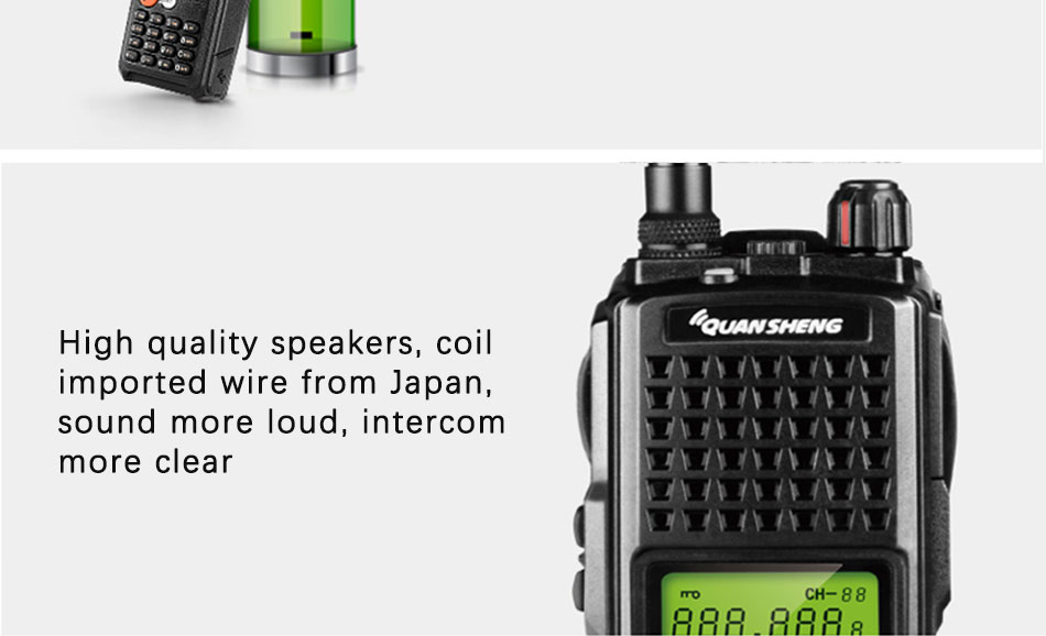 QUANSHENG-TG-K10AT-100-Channels-Mini-Dual-Band-LCD-Screen-High-Power-Handheld-Radio-Walkie-Talkie-1340451