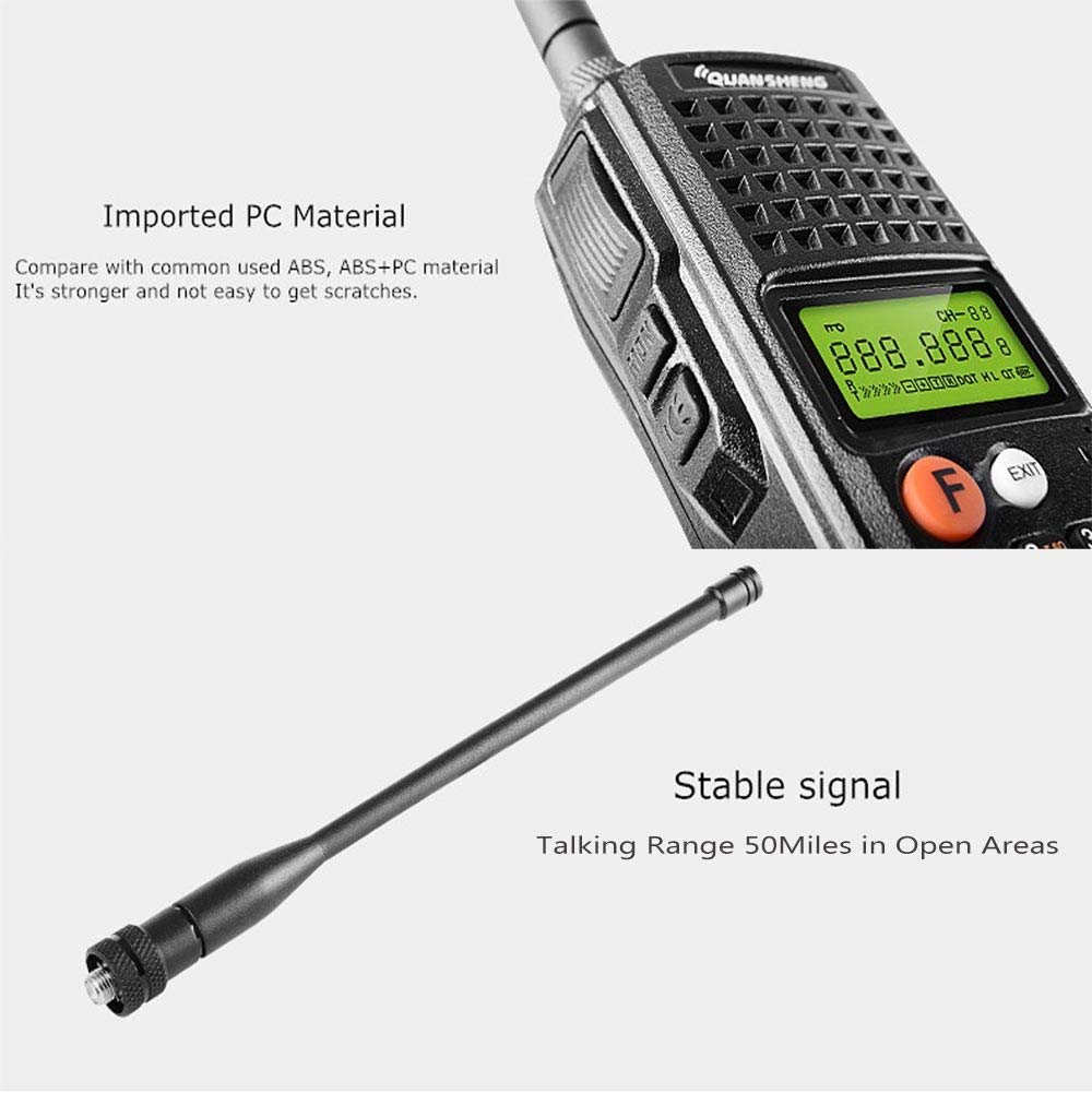 QUANSHENG-TG-K10AT-100-Channels-Mini-Dual-Band-LCD-Screen-High-Power-Handheld-Radio-Walkie-Talkie-1340451