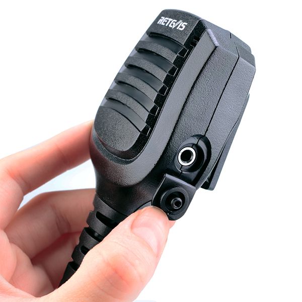 Retevis-C9075A-HM004-Motorcycle-Double-Needle-Microphone-for-Two-Way-Radio-Station-IP55-Waterproof-1522163