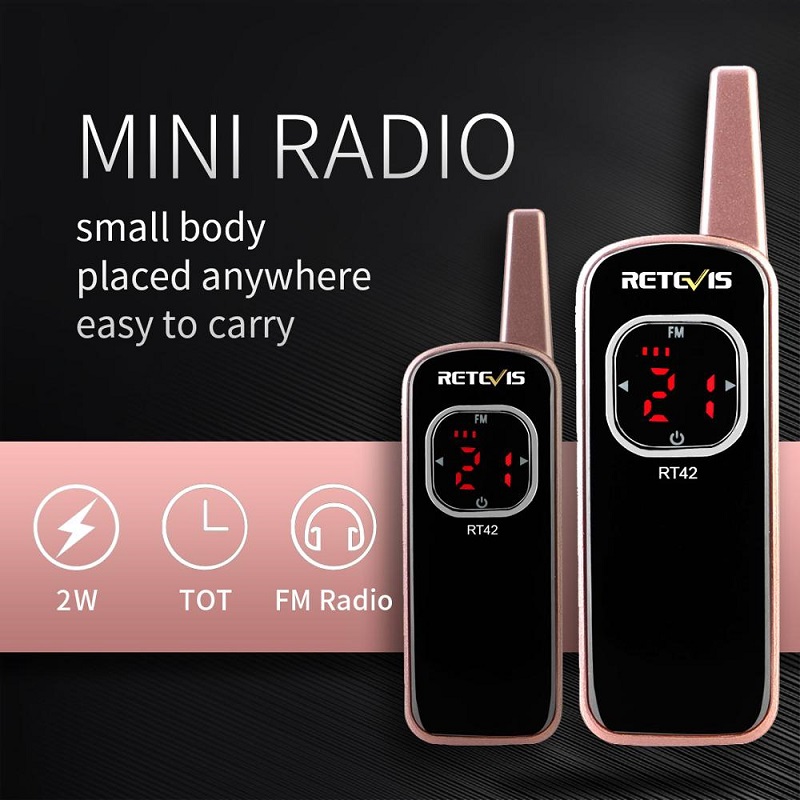 Retevis-RT42-22CH-Mini-Walkie-Talkie-FRS-FM-Radio-Rechargeable-Portable-Two-Way-Radio-US-Plug-1613565
