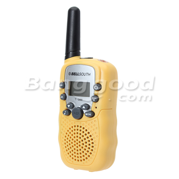 T-388-05W-UHF-Auto-Multi-Channels-Mini-Radios-Walkie-Talkie-Yellow-916105