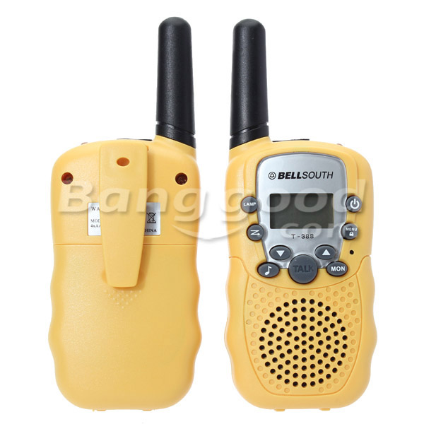 T-388-05W-UHF-Auto-Multi-Channels-Mini-Radios-Walkie-Talkie-Yellow-916105