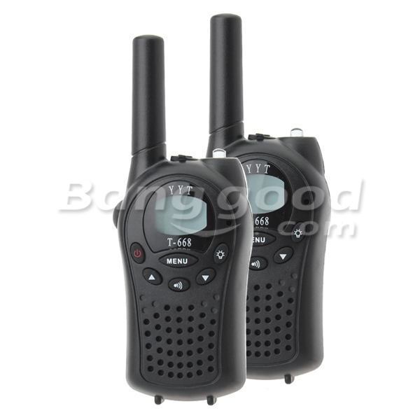 T-688-05W-UHF-Auto-Channels-Mini-Radios-Walkie-Talkie-Pair-Black-920432