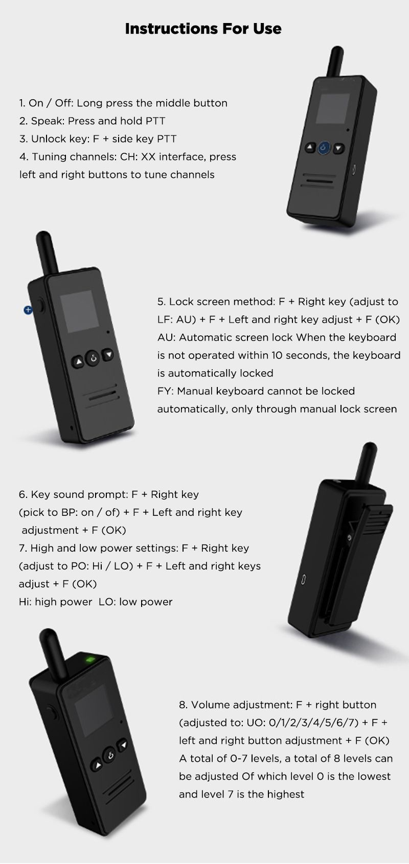THINKYOUNG-T8-16-Channels-400-470MHz-45g-Lightweight-Mini-Ultra-Thin-Handheld-Radio-Walkie-Talkie-Ho-1617300