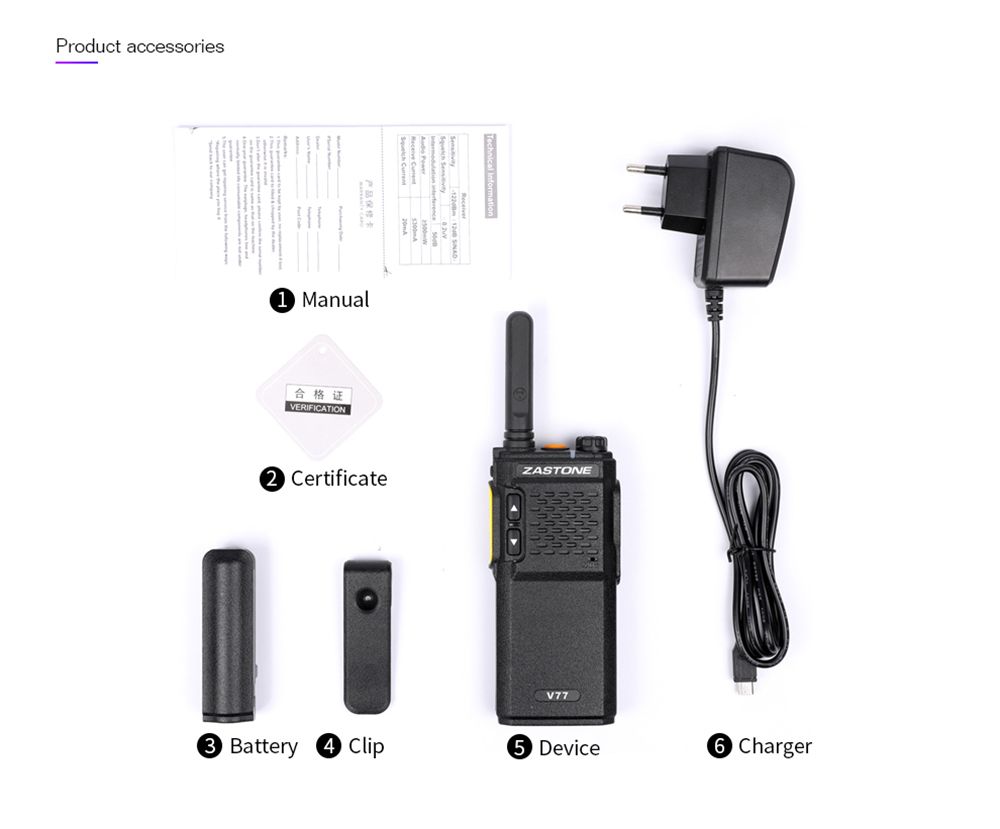 Zastone-V77-Portable-Walkie-Talkie-UHF-400-470MHz-HF-Transceiver-Communicator-Two-Way-Radio-Ham-1385371