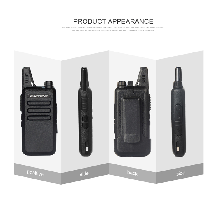 Zastone-ZT-X6-UHF-400-470MHz-16CH-Walkie-Talkie-Portable-Handheld-Transceiver-Toy-Ham-Radio-1207801