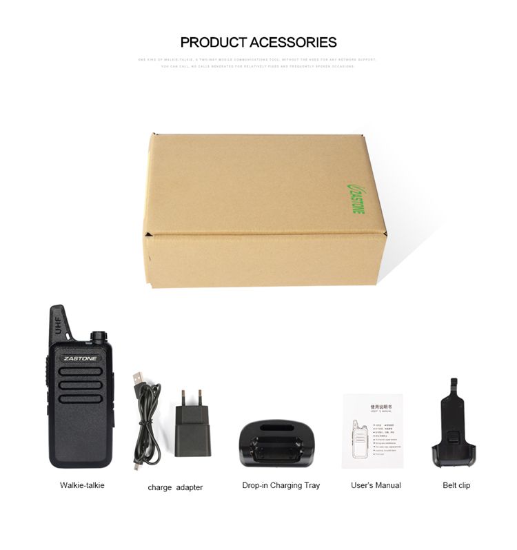 Zastone-ZT-X6-UHF-400-470MHz-16CH-Walkie-Talkie-Portable-Handheld-Transceiver-Toy-Ham-Radio-1207801