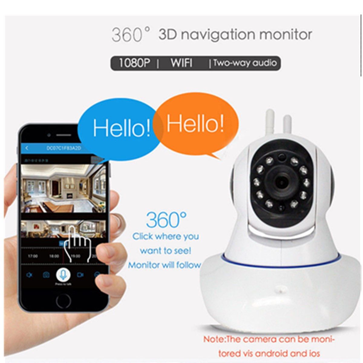 1080P-360deg-Panoramic-Wireless-Wifi-Security-IP-Camera-Monitor-Night-Vision-CCTV-1298938