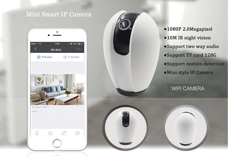 1080P-WiFi-HD-Surveillance-Smart-White-Camera-Cloud-Wireless-IP-Camera-Intelligent-Auto-Tracking-Of--1769142