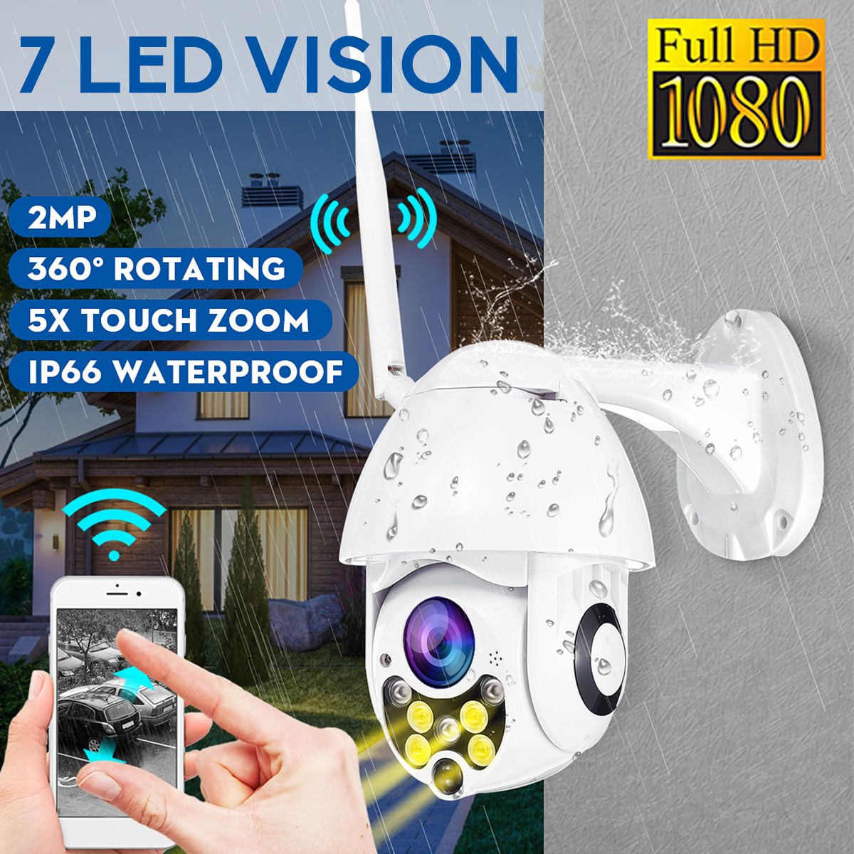 5X-Zoom-Pan-Tilt-2MP-HD-WiFi-IP-Security-Camera-7-LEDs-Infrared-Night-Vision-Outdoor-Waterproof-1546261