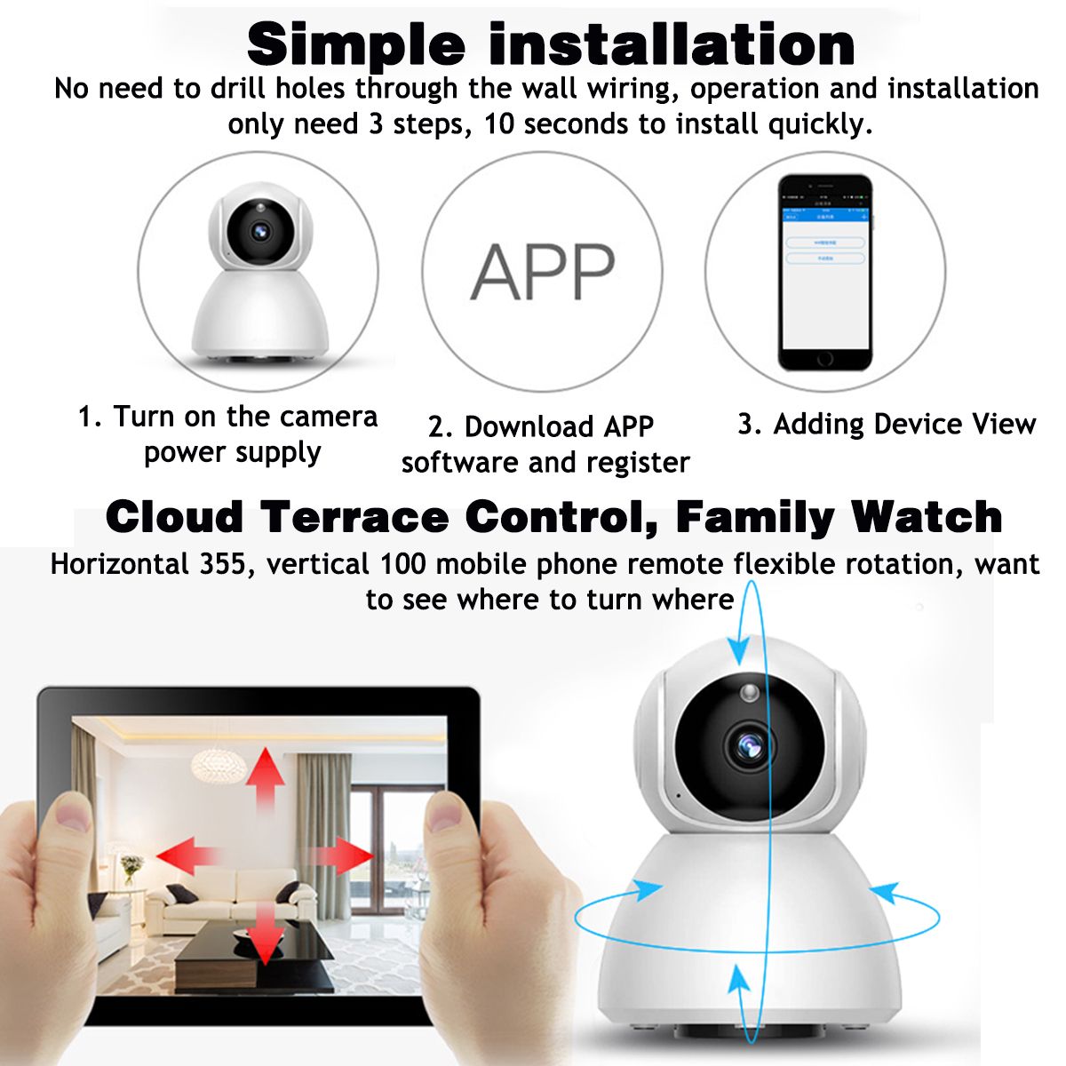 720P-HD-Smart-Home-Security-WiFi-IP-Camera--Wireless-CCTV-IR-Night-Baby-Monitor-1448192