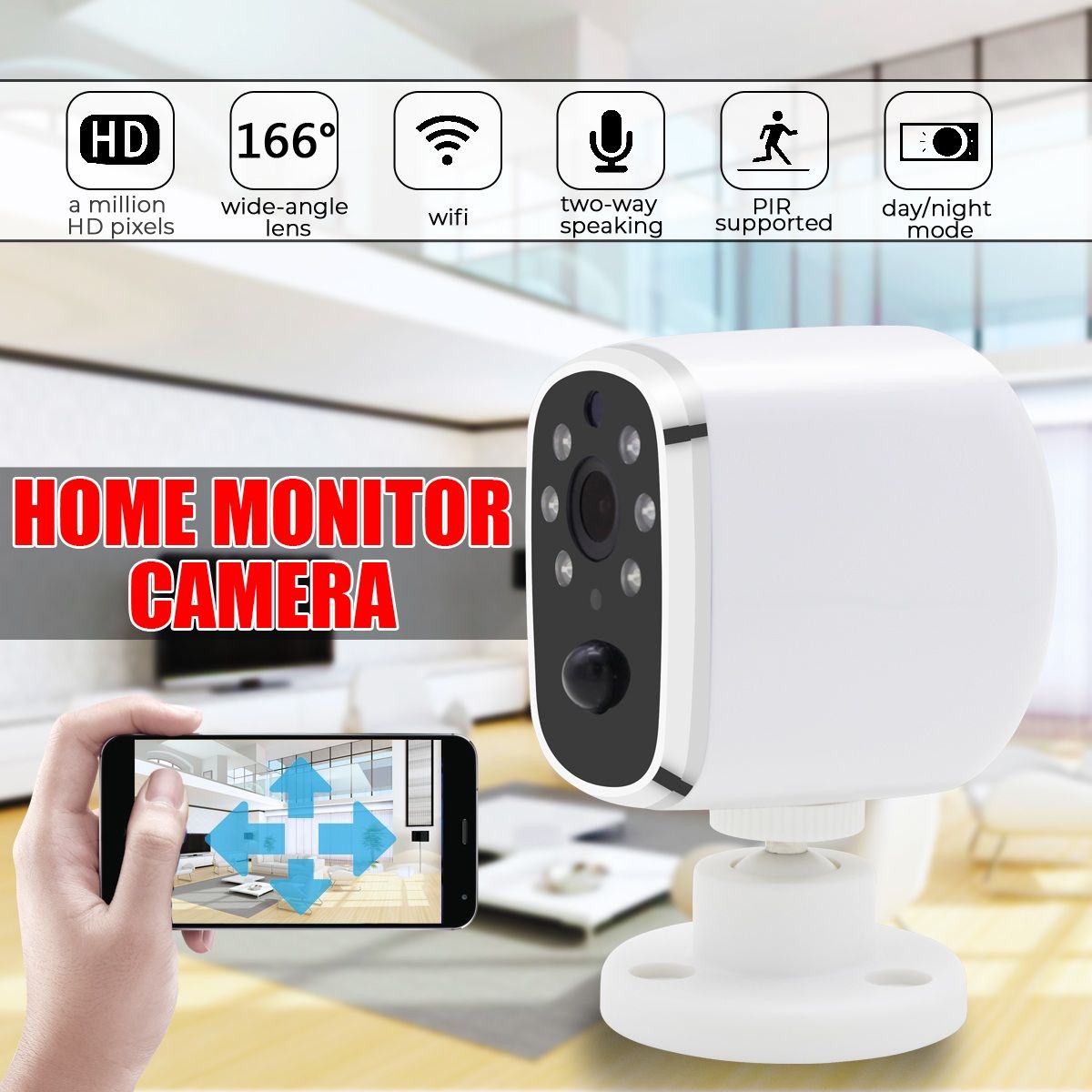 ANYTEK-HD-1080P-Wireless-Wifi-IP-Security-Camera-Monitor-Home-Surveillance-System-166deg-1560913