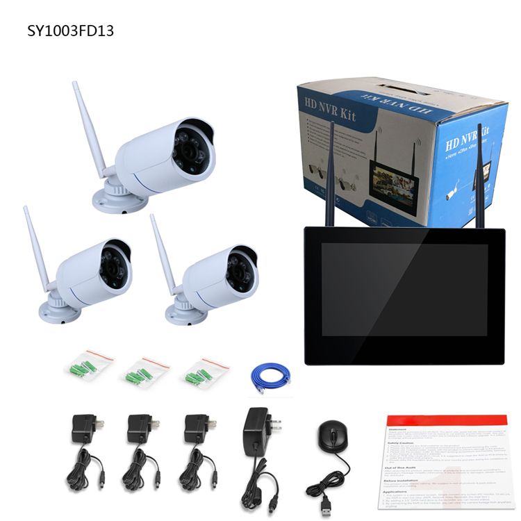 ENNIO-SY1003FD13-10-inch-TFT-4CH-960P-Wireless-DVR-Video-Security-Three-Waterproof-Bullet-IP-Cameras-1100878