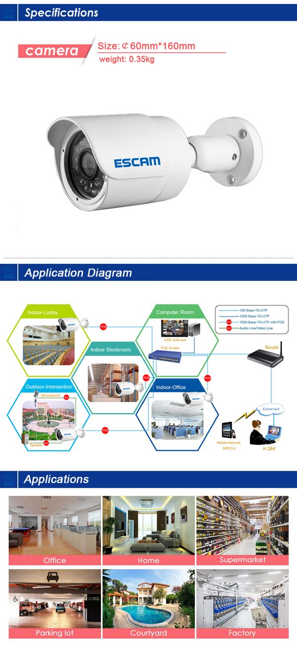 ESCAM-20-Megapixel-HD-1080P-Network-IR-IP-Security-Camera-HD3100-927134