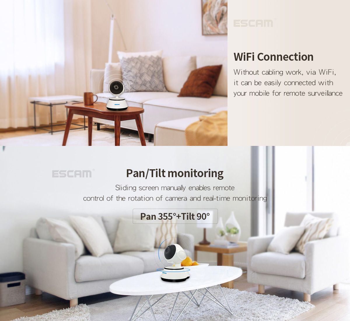 ESCAM-G10-720P-IP-Wireless-Camera-Support-M-otion-Detection-H264-PanTilt-Support-64G-TF-Card-IR-Cam-1260096