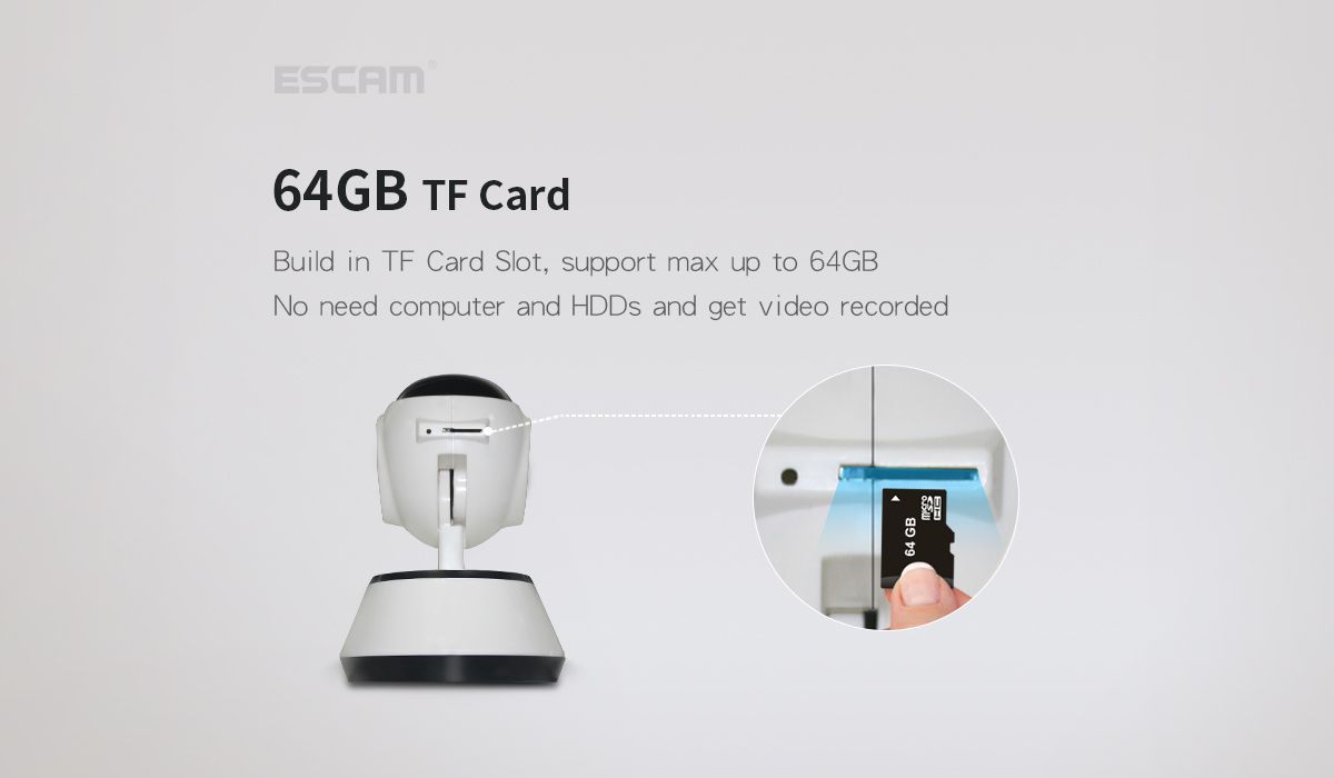 ESCAM-G10-720P-IP-Wireless-Camera-Support-M-otion-Detection-H264-PanTilt-Support-64G-TF-Card-IR-Cam-1260096