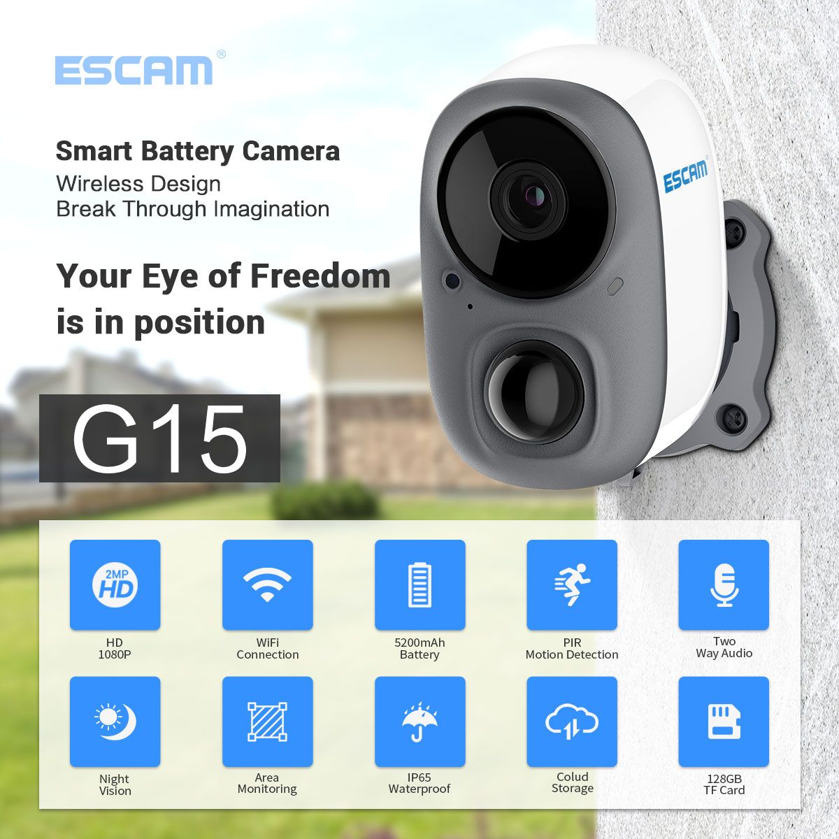 ESCAM-G15-1080P-Full-HD-AI-Recognition-Rechargeable-Battery-PIR-Alarm-Cloud-Storage-WiFi-Camera-1744206