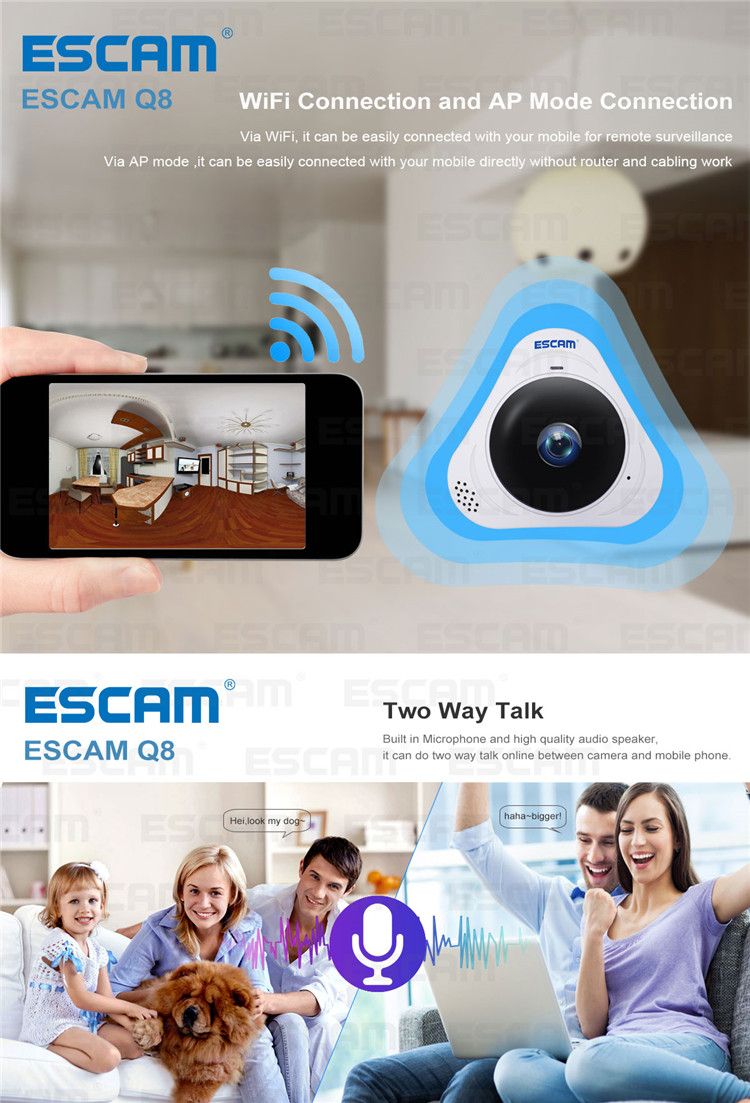 ESCAM-Q8-960P-13MP-360-Degree-VR-Fisheye-WiFi-IR-Infrared-IP-Camera-Two-Way-Audio-Motion-Detector-1157374