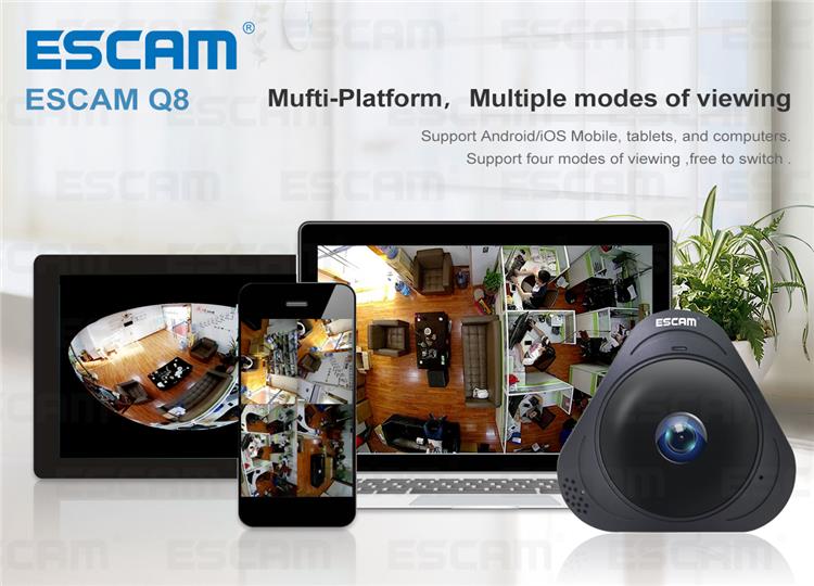 ESCAM-Q8-960P-13MP-360-Degree-VR-Fisheye-WiFi-IR-Infrared-IP-Camera-Two-Way-Audio-Motion-Detector-1157374