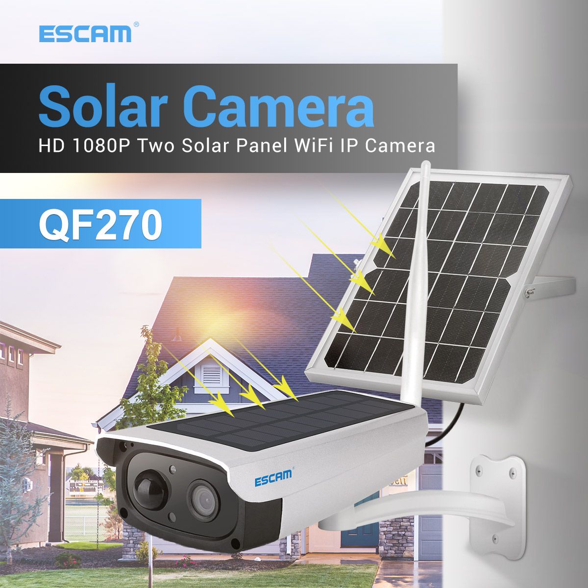 ESCAM-QF270-1080P-20MP-Solar-Battery-Low-Power-Consumption-WIFI-PIR-Alarm-Security-Camera-with-Audio-1696401