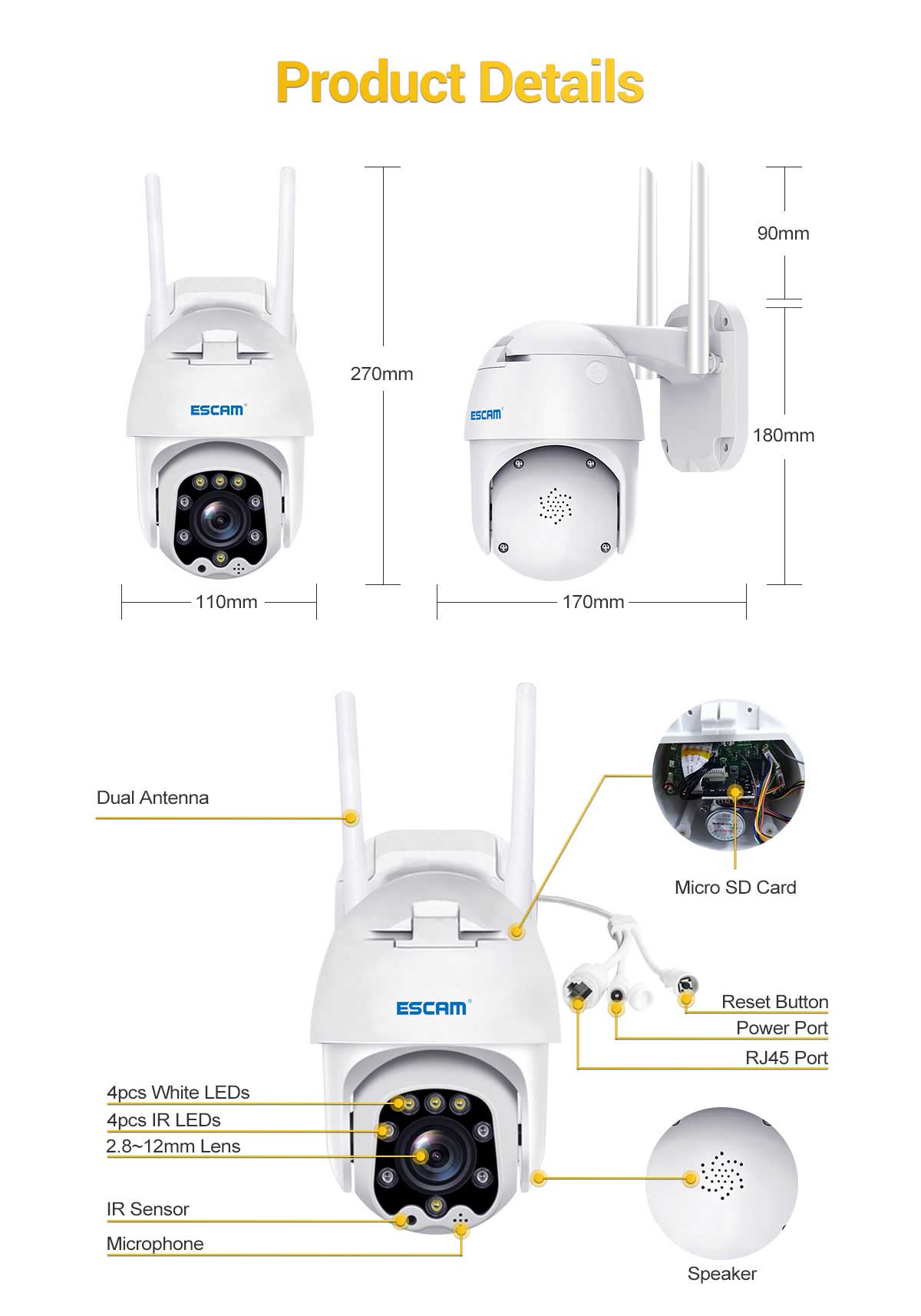 ESCAM-QF288-1080P-PanTilt8X-Zoom-AI-Humanoid-detection-Cloud-Storage-Waterproof-WiFi-IP-Camera-with--1693500