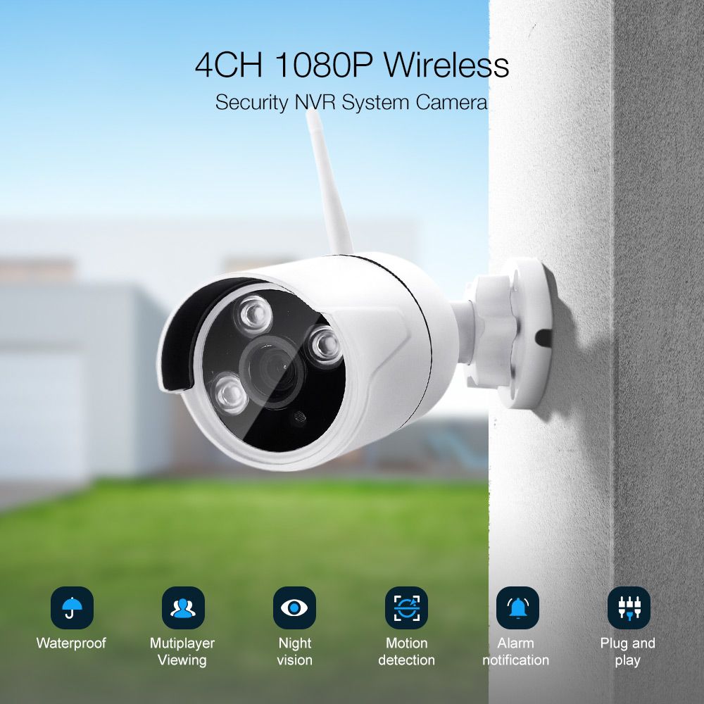 GUUDGO-4CH-Wireless-Wi-Fi-1080P-IP-Camera-HDMI-NVR-Outdoor-Night-Vision-Home-Camera-Security-IR-CCTV-1627227