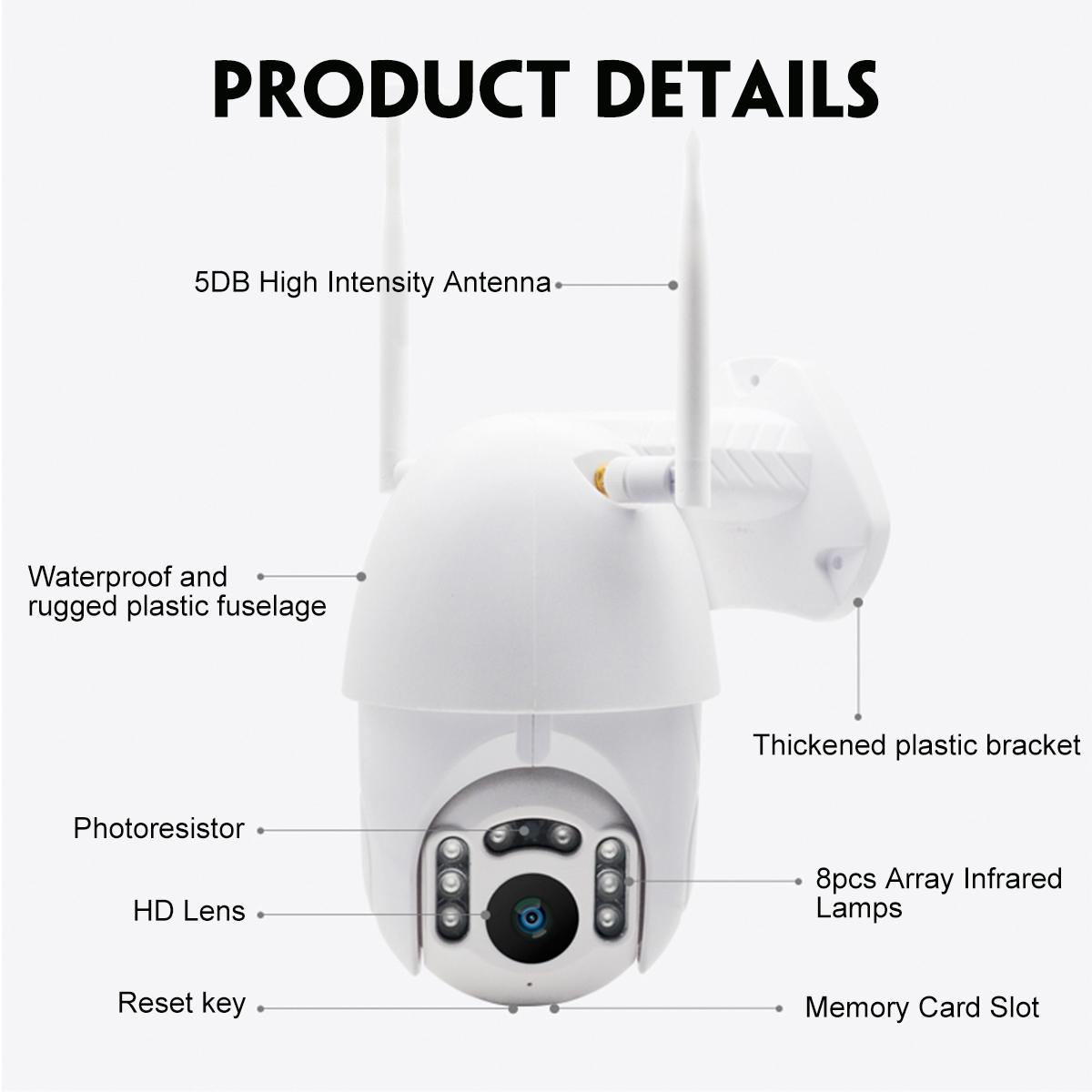 GUUDGO-8-LED-1080P-Waterproof-Wireless-Camera-Outdoor-IP-Camera-Wireless-Camera-WiFi-PanTilt-Night-V-1546641