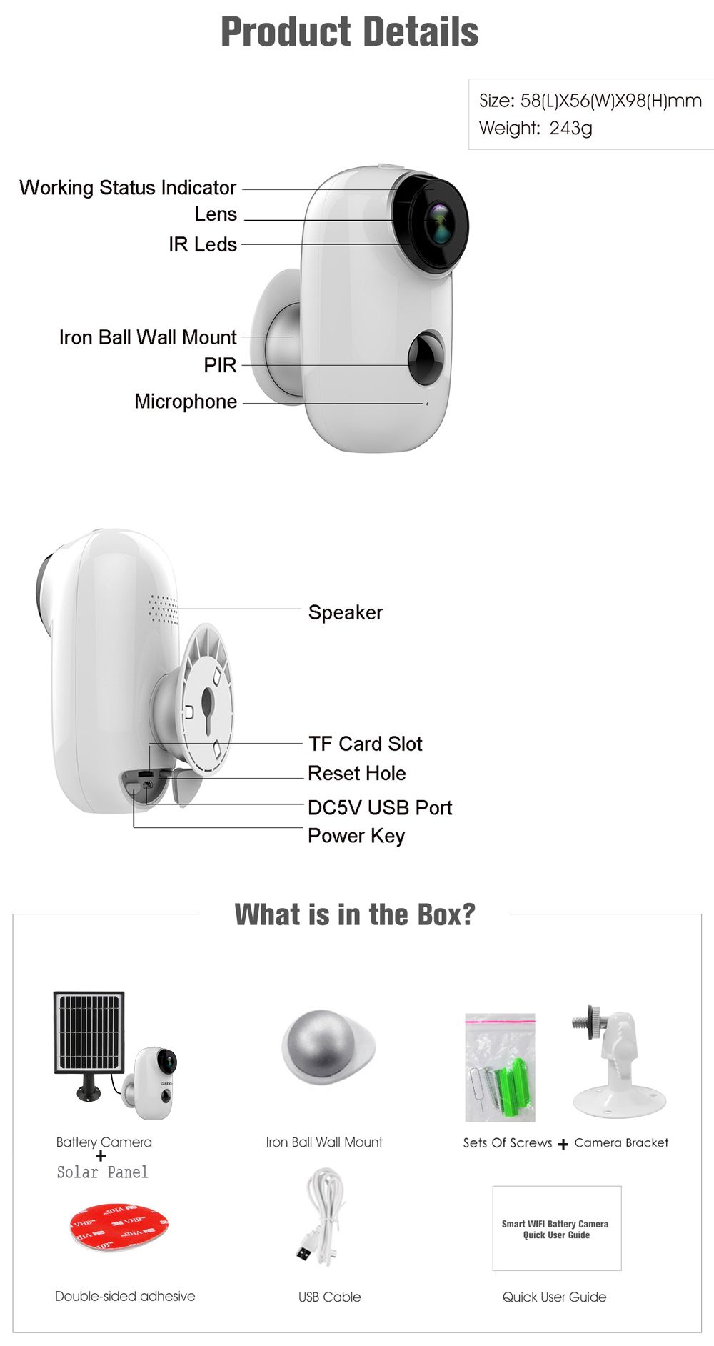 GUUDGO-A3-Camera-and-Solar-Panel-Set-1080P-Wireless-Rechargeable-Battery-Powered-Security-Camera-Wat-1489858