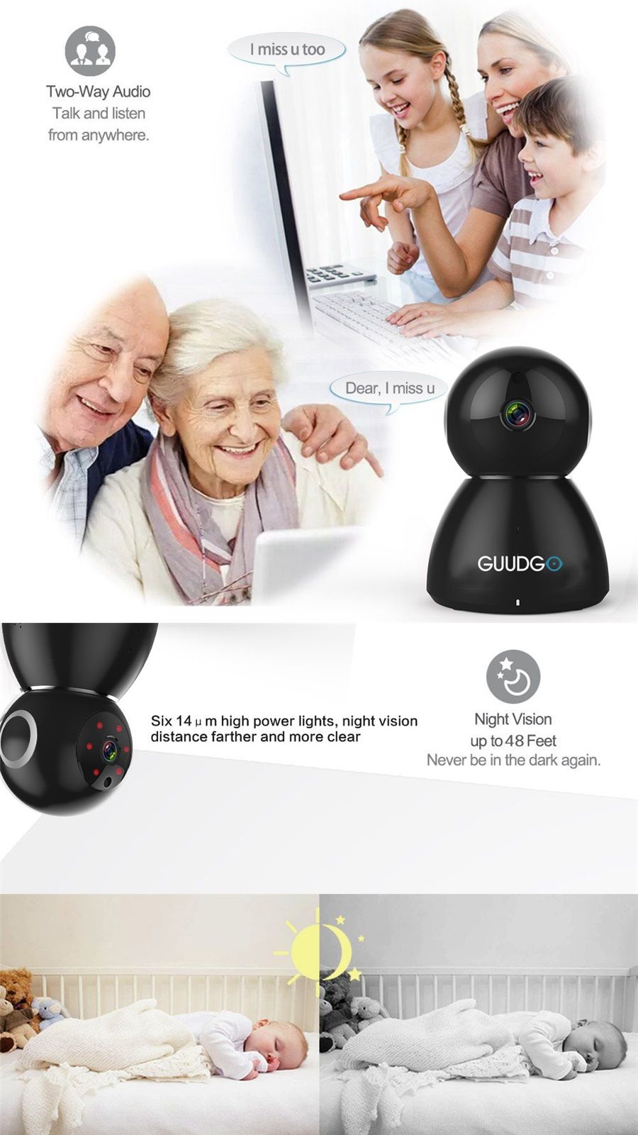 GUUDGO-GD-SC03-Snowman-1080P-Cloud-WIFI-IP-Camera-Black-PanTilt-IR-Cut-Night-Vision-Two-way-Audio-M--1194759